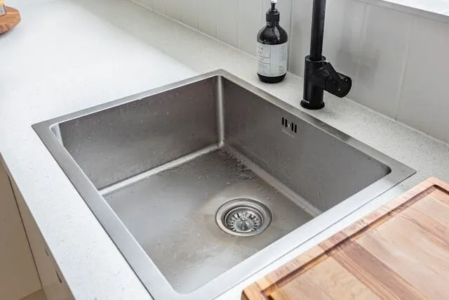 cleaned kitchen sink is first step of flylady cleaning system
