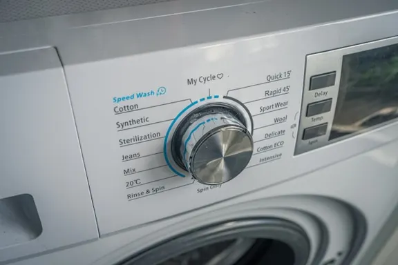 washing machine cycle setting 